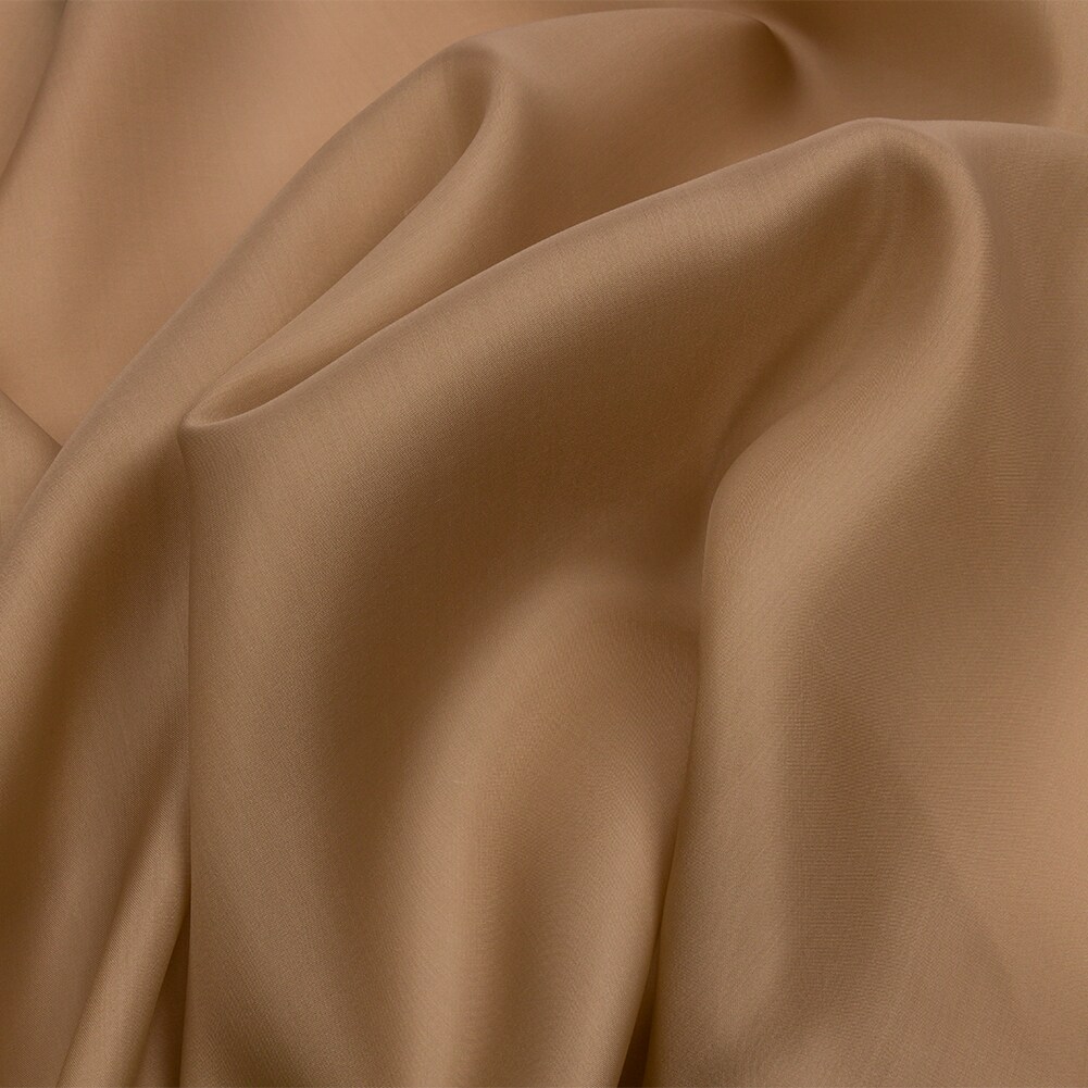 1 Yard Luxurious Silk Satin Face Organza Cornstalk Beige Fabric 54" Width