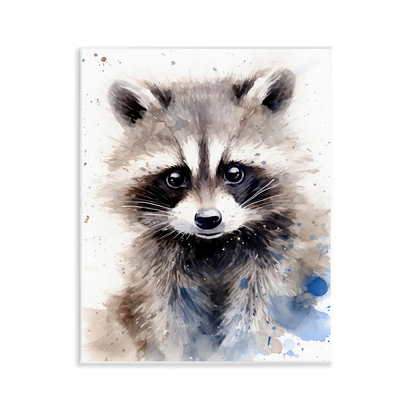 Stupell Industries Woodland Nursery Raccoon Wall Plaque Art Design by Franklyn Gregory