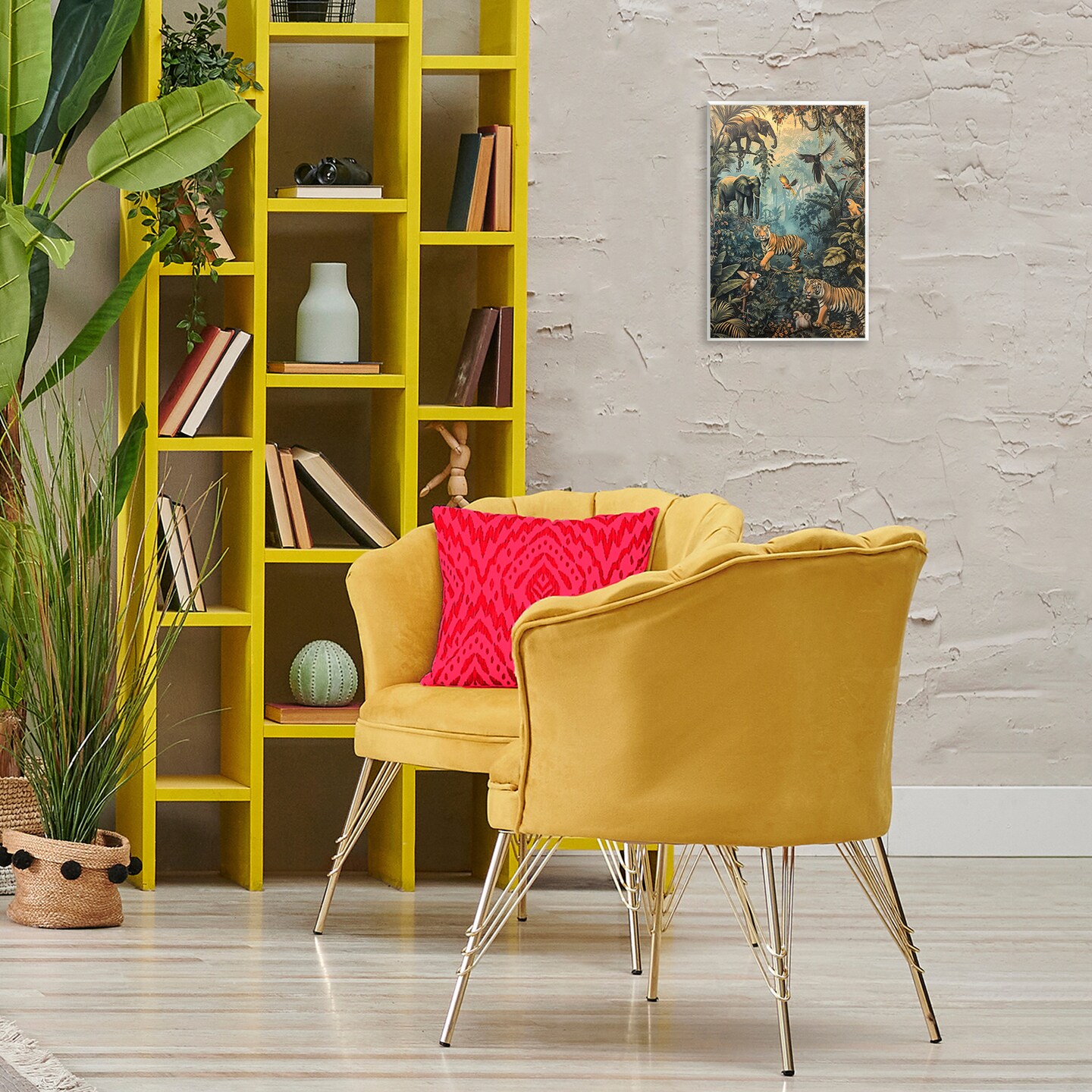 Stupell Industries Vintage Rainforest Jungle Wall Plaque Art Design by Franklyn Gregory