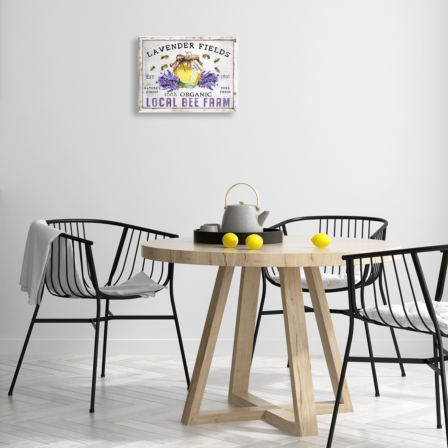 Stupell Industries Lavender Fields Bee Farm Wall Plaque Art Design by Creatif Belle