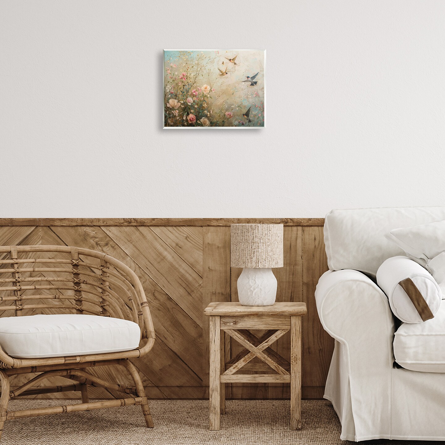 Stupell Industries Spring Meadow Birds Wall Plaque Art Design by Arlington Prints