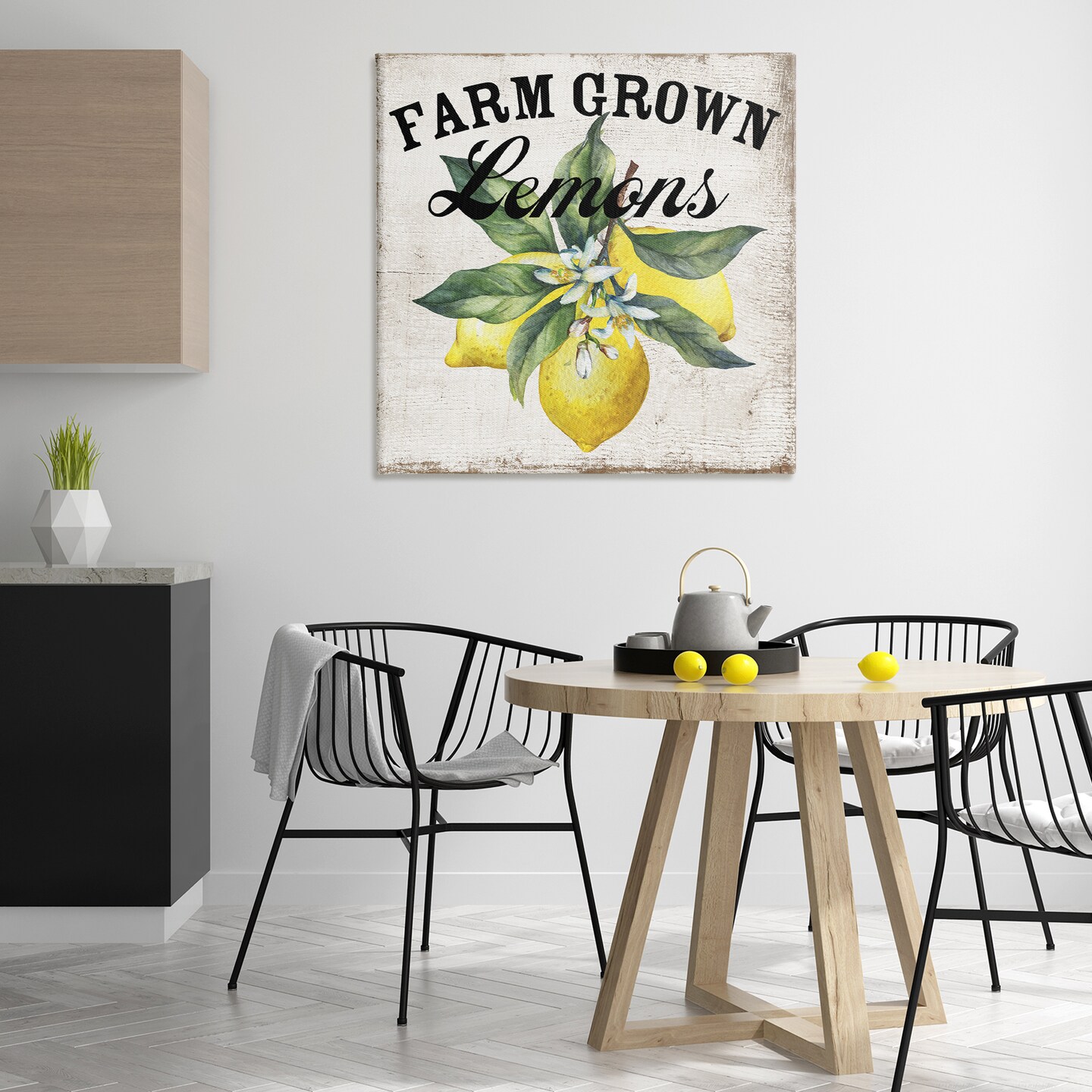 Stupell Industries Farm Grown Lemons Canvas Wall Art Design by Creatif Belle
