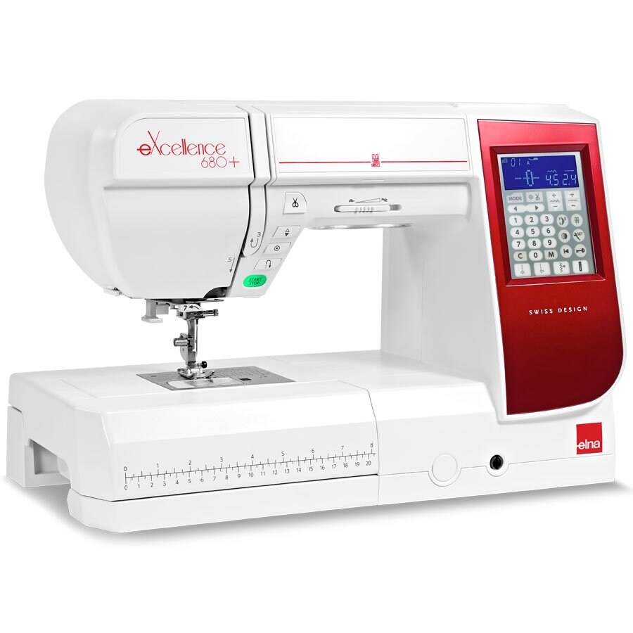 Elna eXcellence 680 PLUS Anniversary Edition Sewing and Quilting Machine