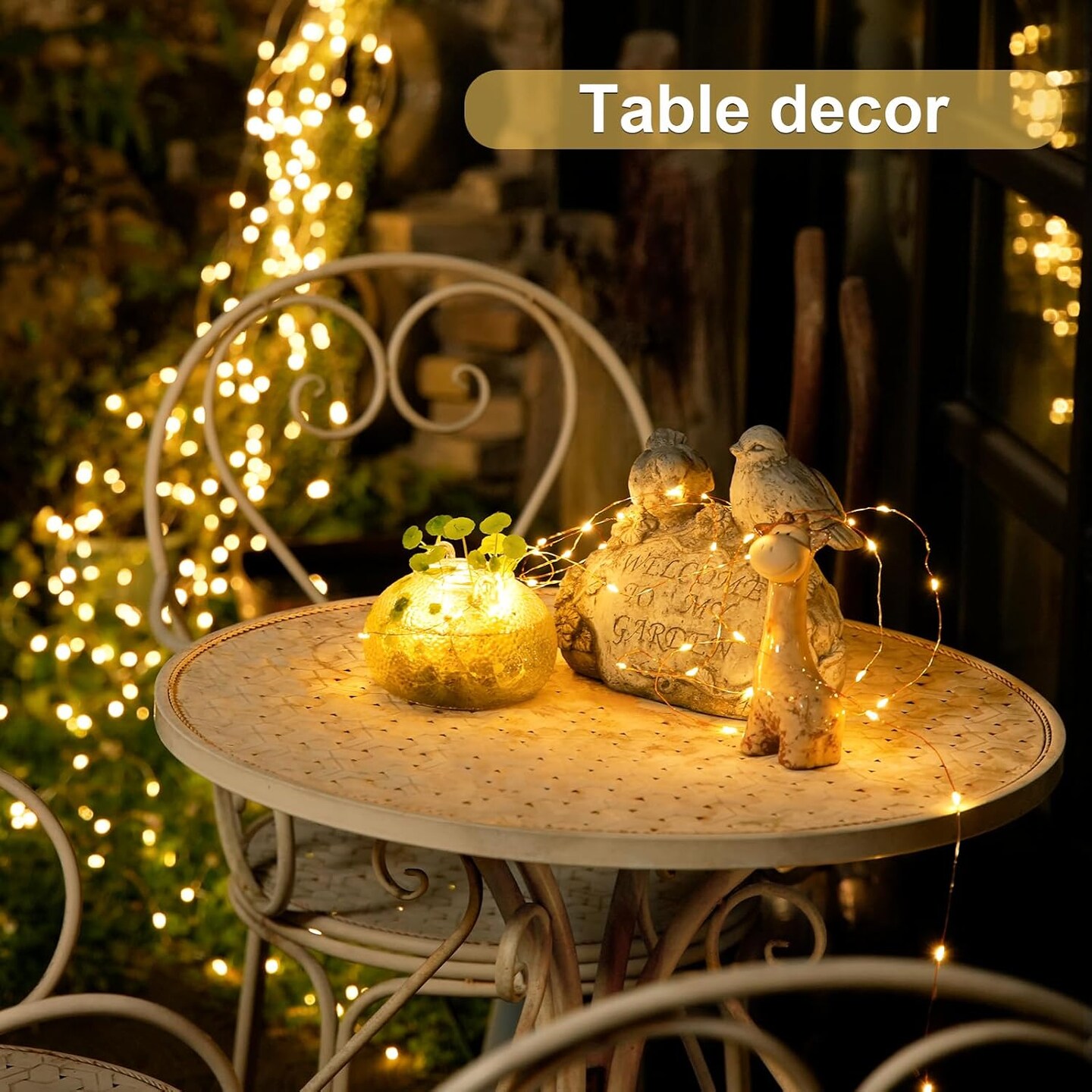 2 Pack Fairy Lights Battery Operated with Remote, Total 400 LED 132ft Battery Powered Christmas String Lights, Twinkle Fairy Lights for Christmas Tree Bedroom Indoor Outdoor Decor, Warm White
