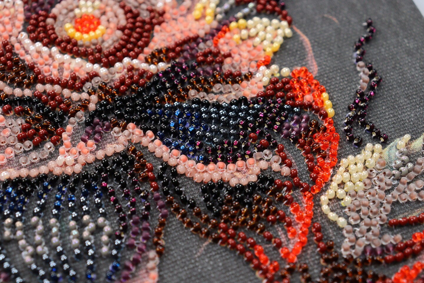 Bead embroidery kit - Flower of the night
