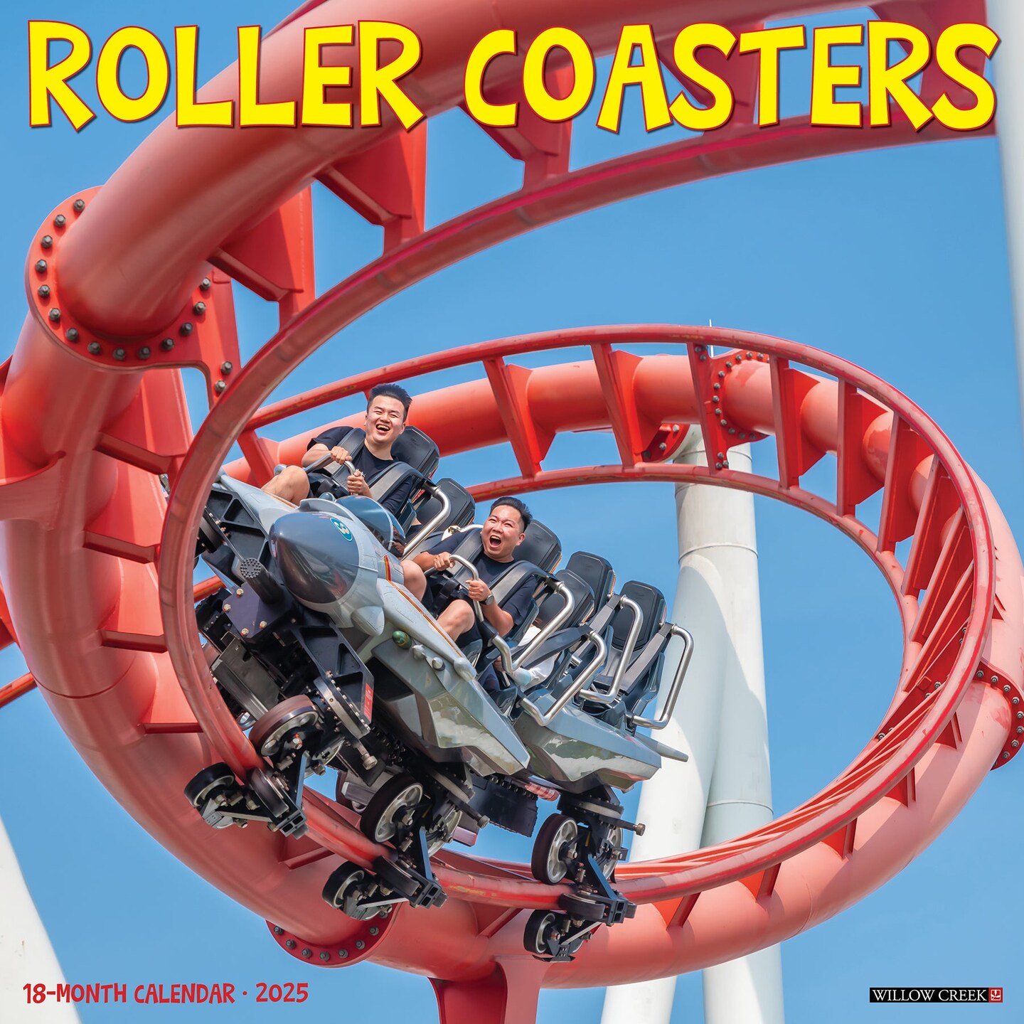 Roller Coasters 2025 Wall Calendar
