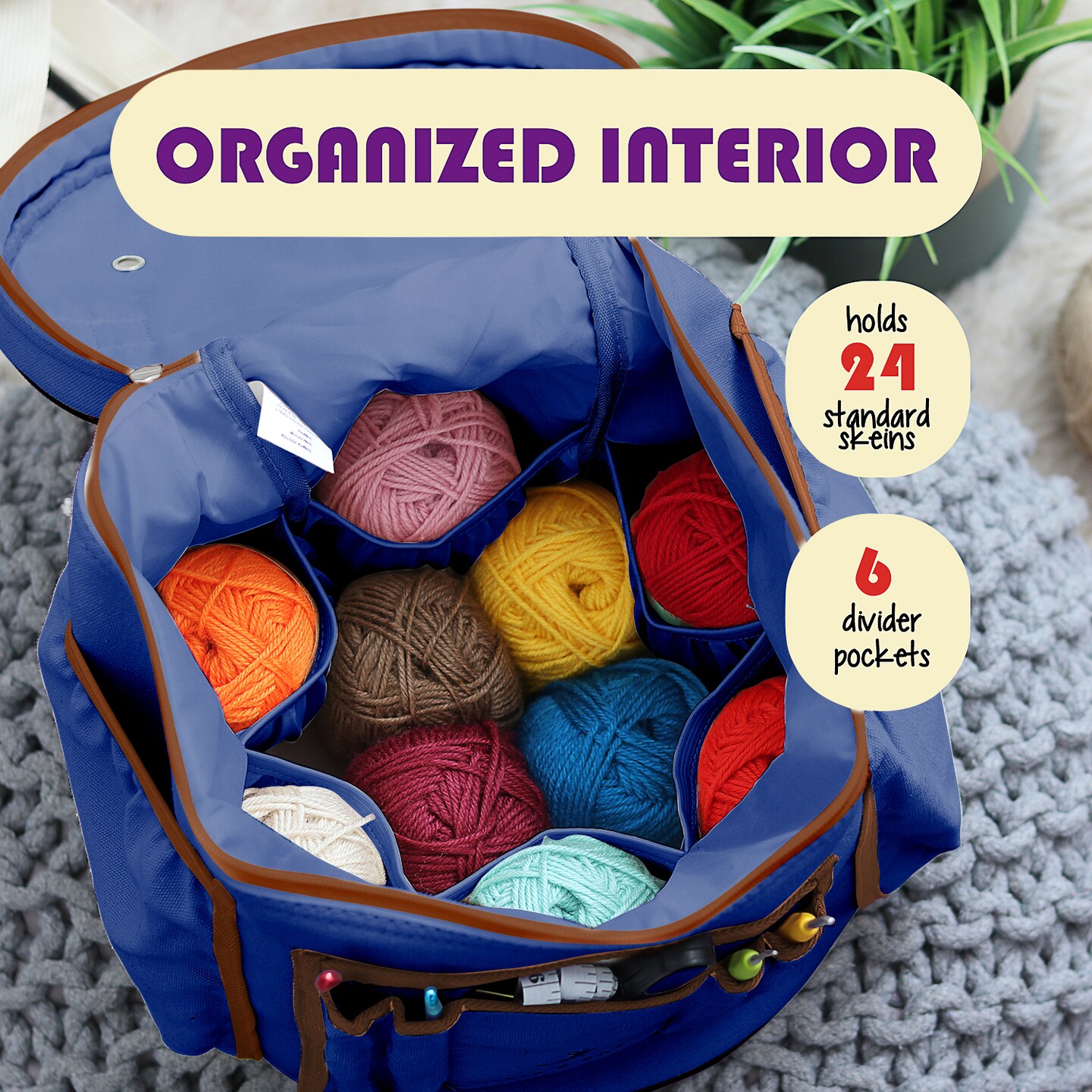 Hearth &#x26; Harbor Crochet Bag Organizer