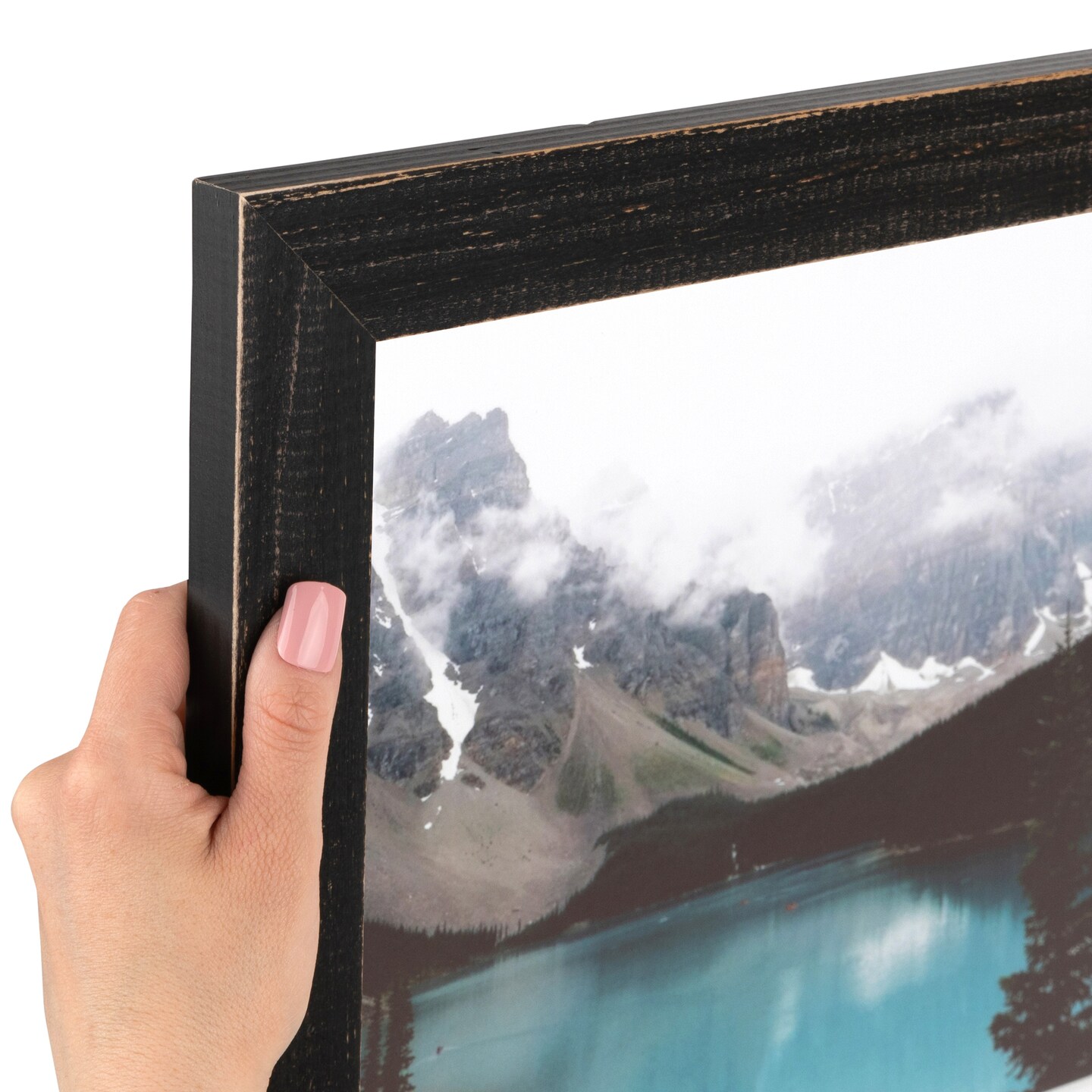 ArtToFrames 16x16 Inch Picture Frame, This 1.50 Inch Custom Wood Poster Frame is Available in Multiple Colors, Great for Your Art or Photos - Comes with Regular Glass and Corrugated Backing (A44LS)