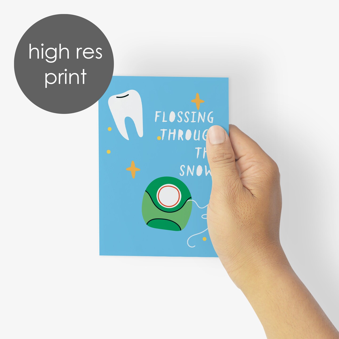 Dental-Themed Christmas Greeting Cards Boxed Set of 24 Holiday Notecards Featuring Funny Tooth and Smile Designs, Perfect for Dentists, Hygienists, and Dental Offices