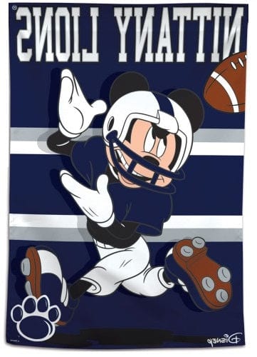 Penn State Nittany Lions Banner Mickey Mouse Football