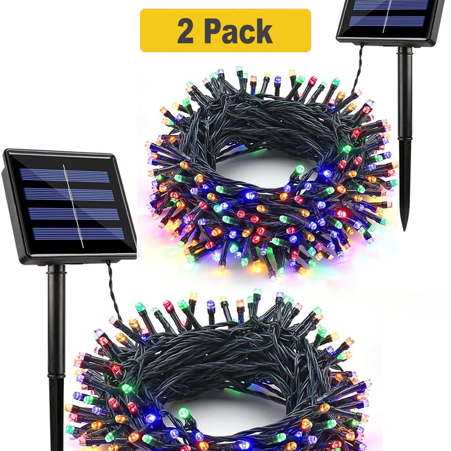 Solar Powered 200 LED Light Outdoor Decor Made Easy For Christmas