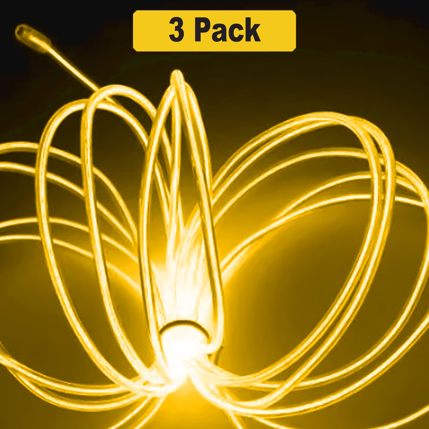 Flexible 6-Foot Neon Light Strand – Clip-On & Battery Powered