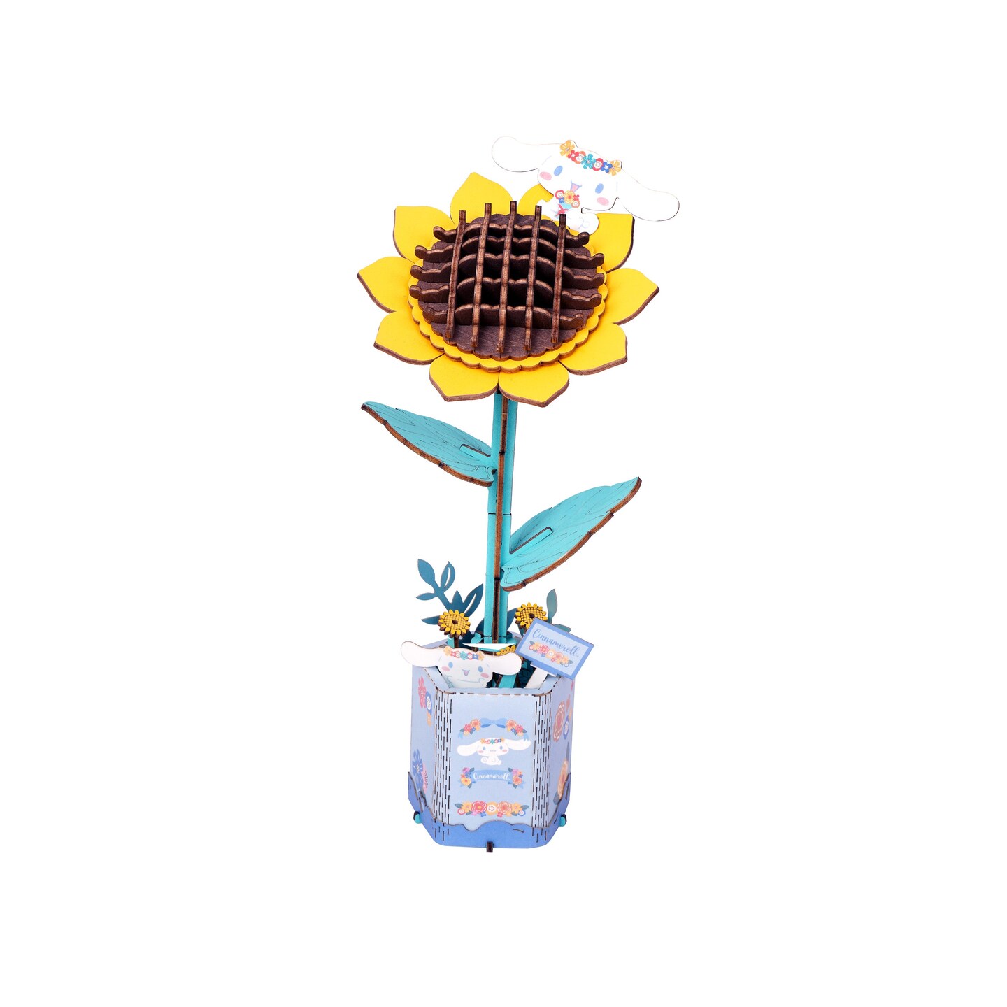 Hello Kitty® and Friends Cinnamoroll Sunflower - 3D Wooden Flower Puzzle