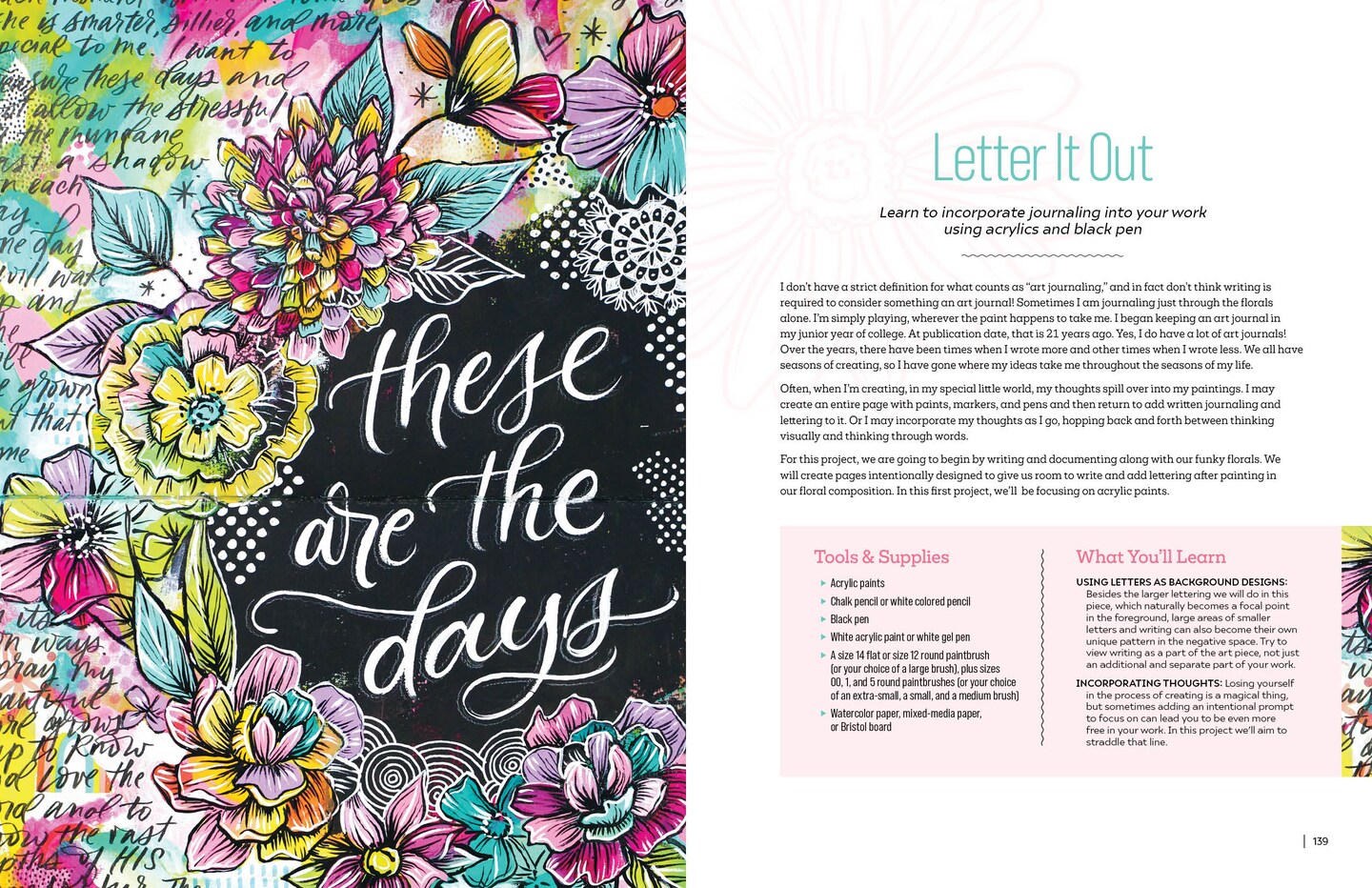 Funky Florals: A Bend-the-Rules Approach to Making Bright, Bold &#x26; Beautiful Flower Art with Watercolor, Acrylics, Markers &#x26; More - 12 Mixed-Media Projects