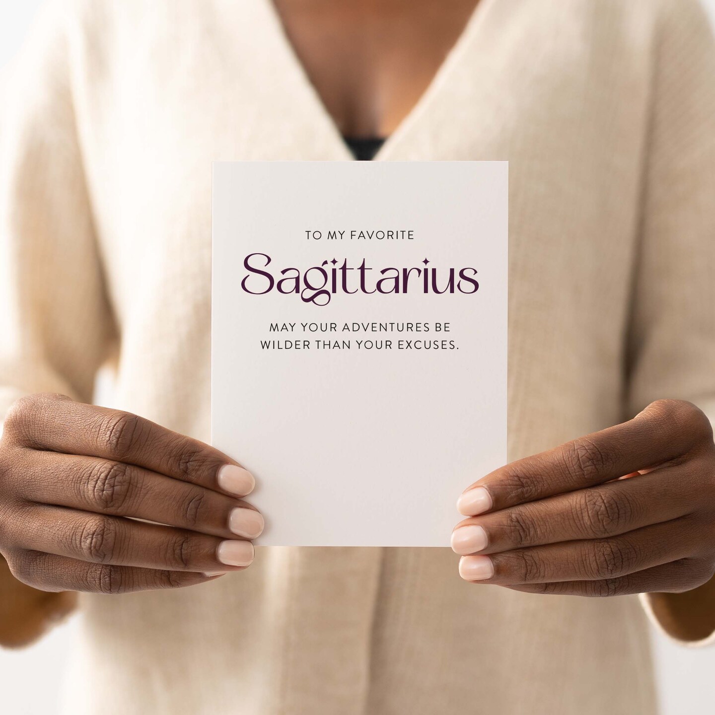 Sagittarius Zodiac Birthday Card | Funny Birthday Card | Astrology Birthday Card | Birthday Card for BFF | Card for Her | Birthday Gift product 4