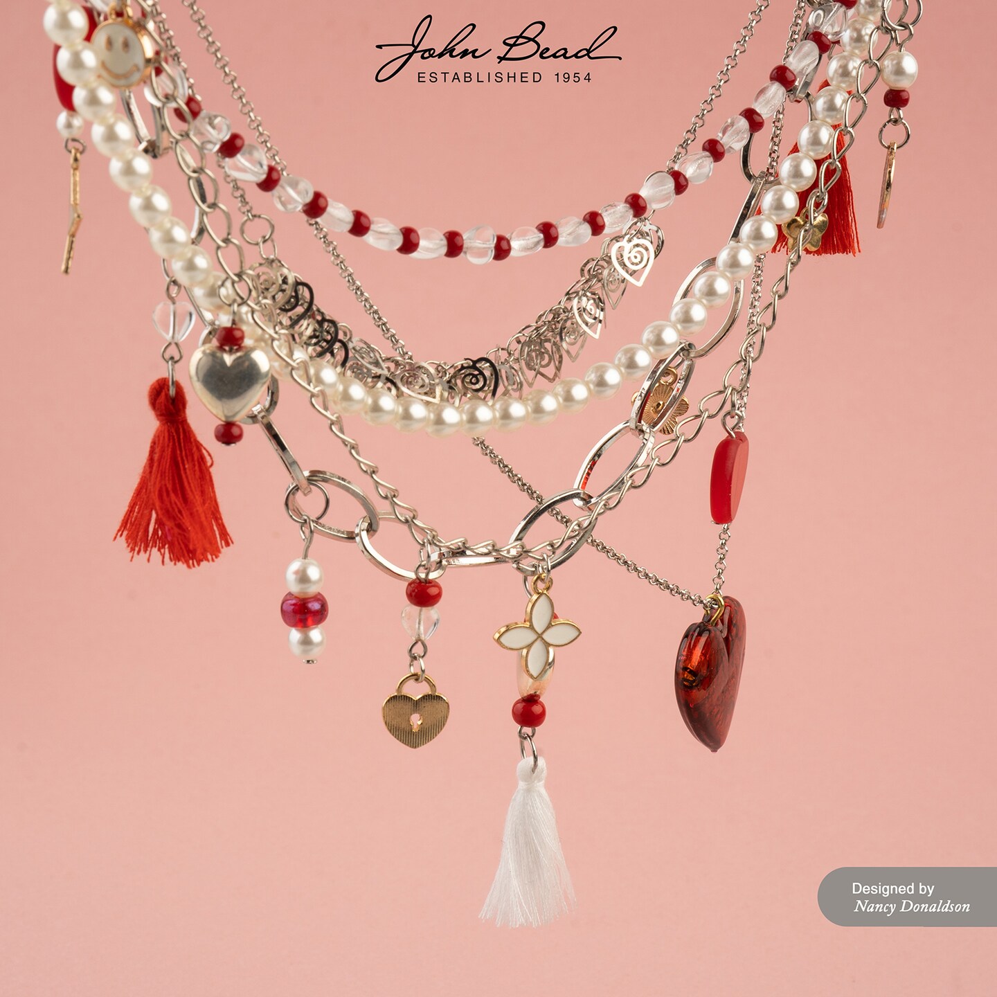 John Bead 1in Poly Cotton Tassels, 10pcs