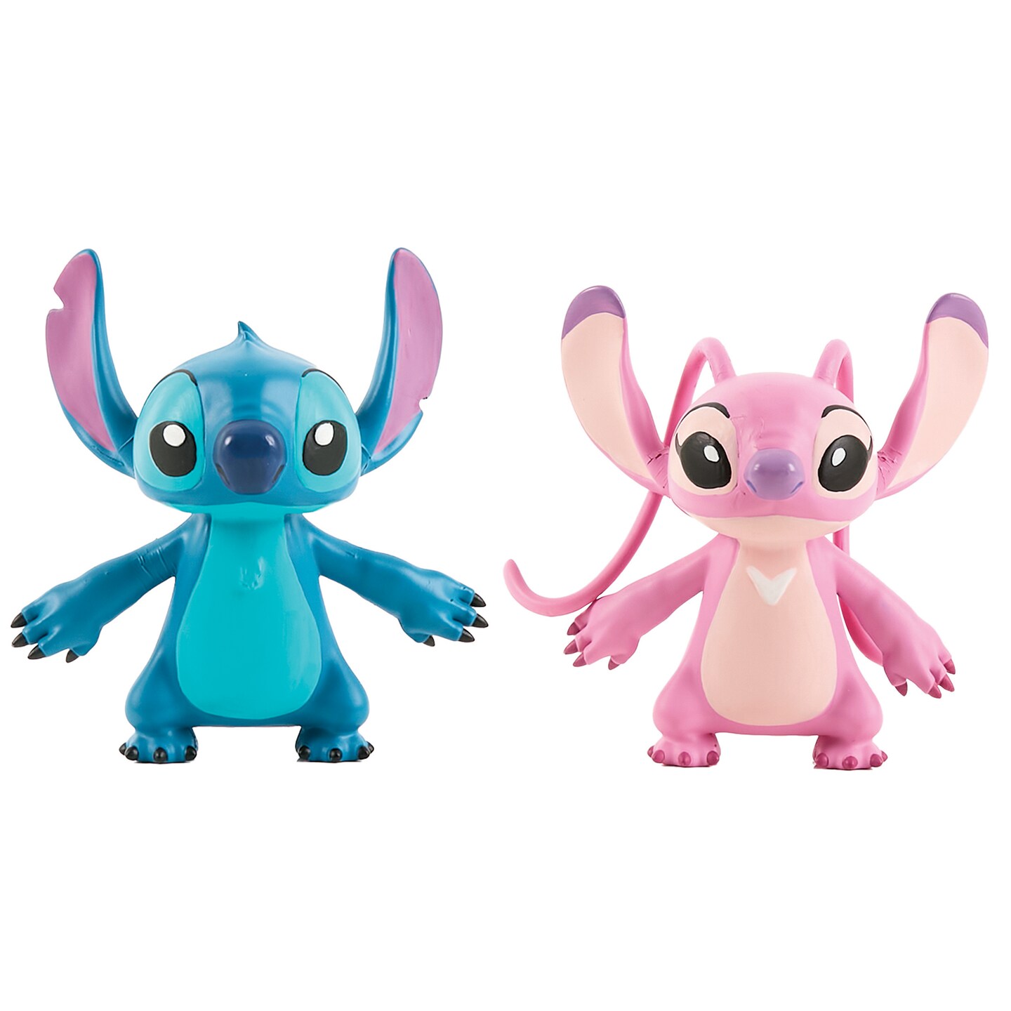 FleXfigs: Stitch &#x26; Angel - 2 Character Pack - Disney: Lilo &#x26; Stitch Articulated Action Figures, Flex It - Pose It!, Collectible Toy Miniatures, Kid 3+