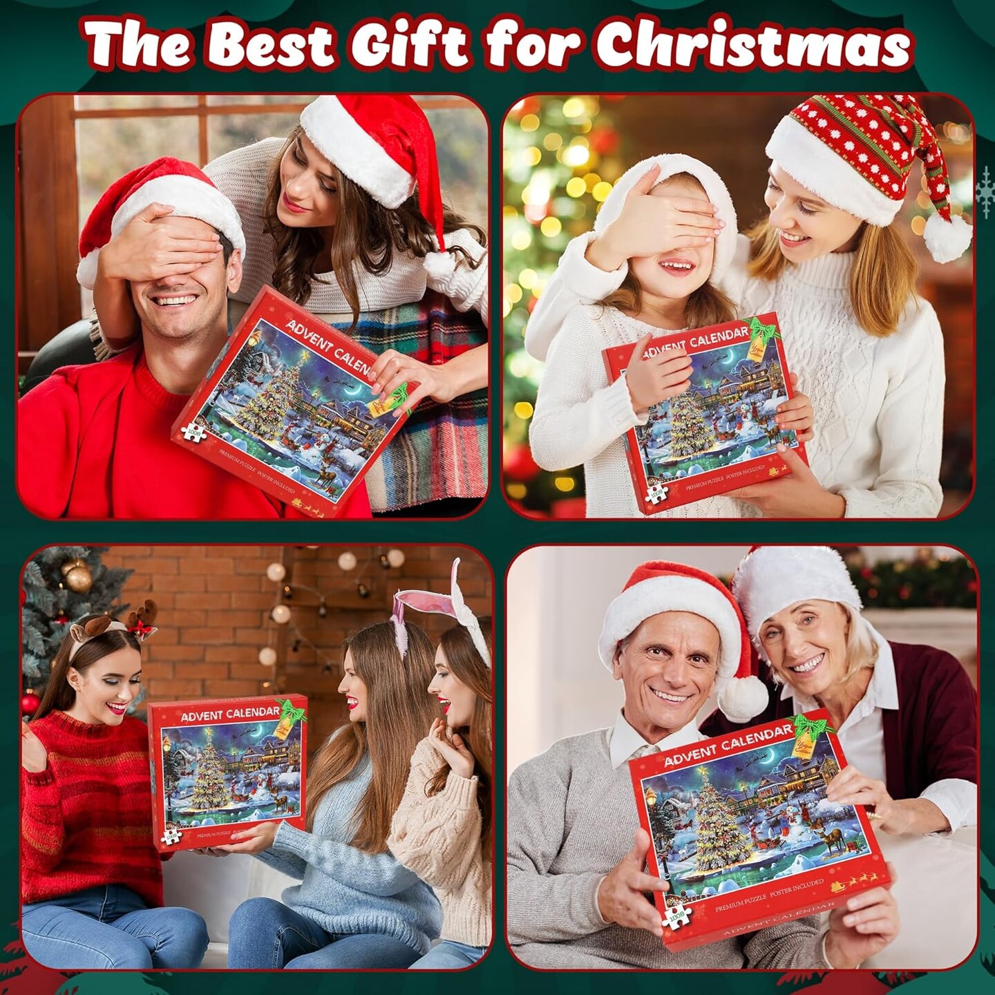 Advent Calendar Christmas 1008 Pieces Jigsaw Puzzle