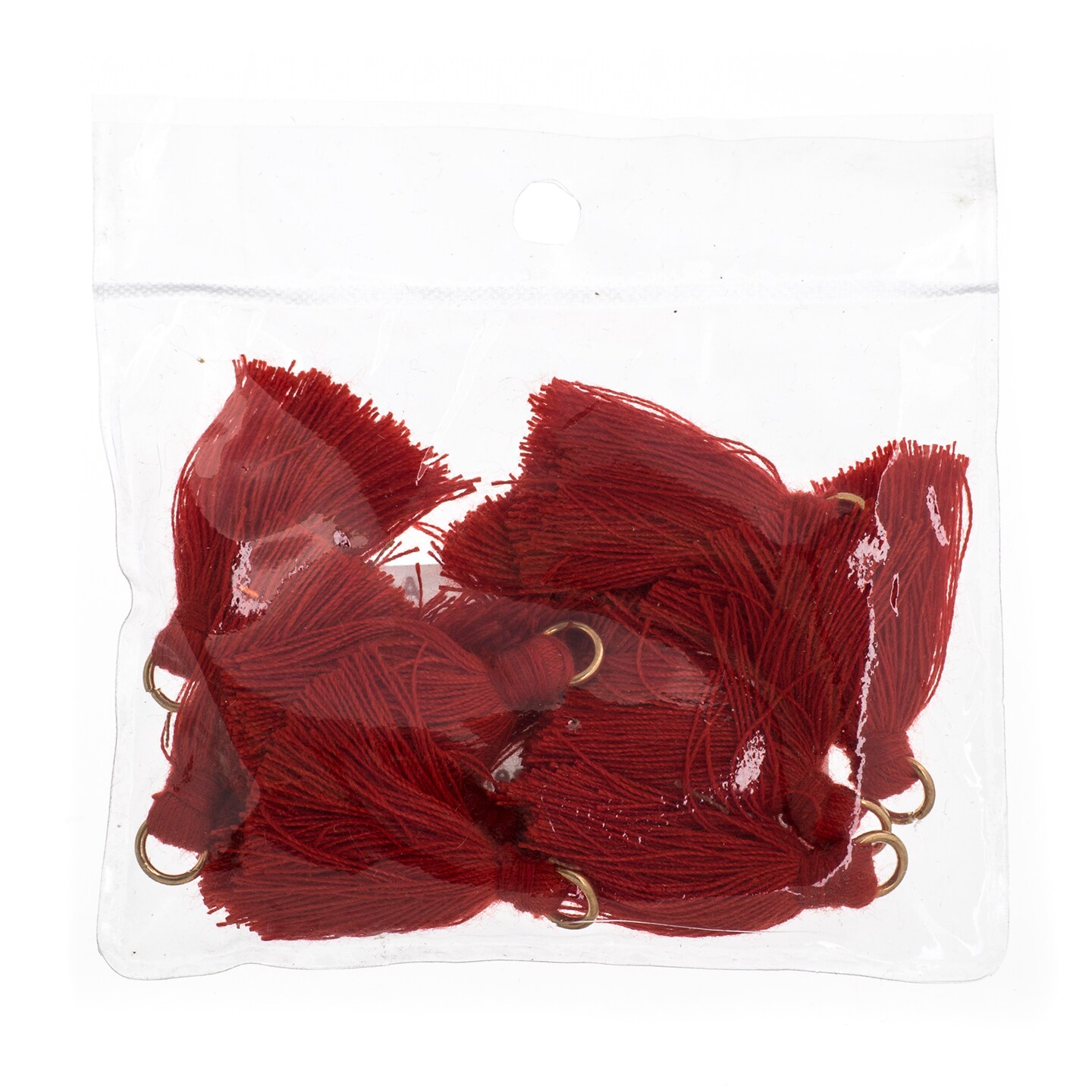 John Bead 1in Poly Cotton Tassels, 10pcs