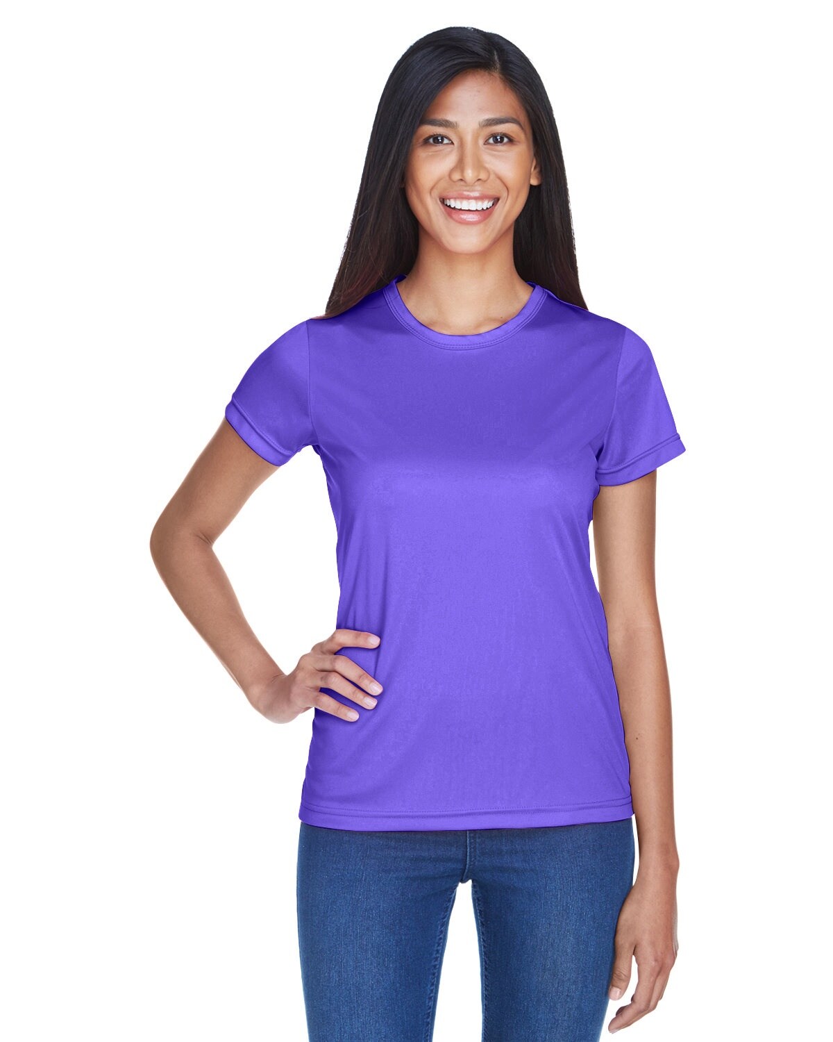 UltraClub&#xAE; Ladie&#x27;s Cool &#x26; Dry Sport Performance Interlock T-Shirt
