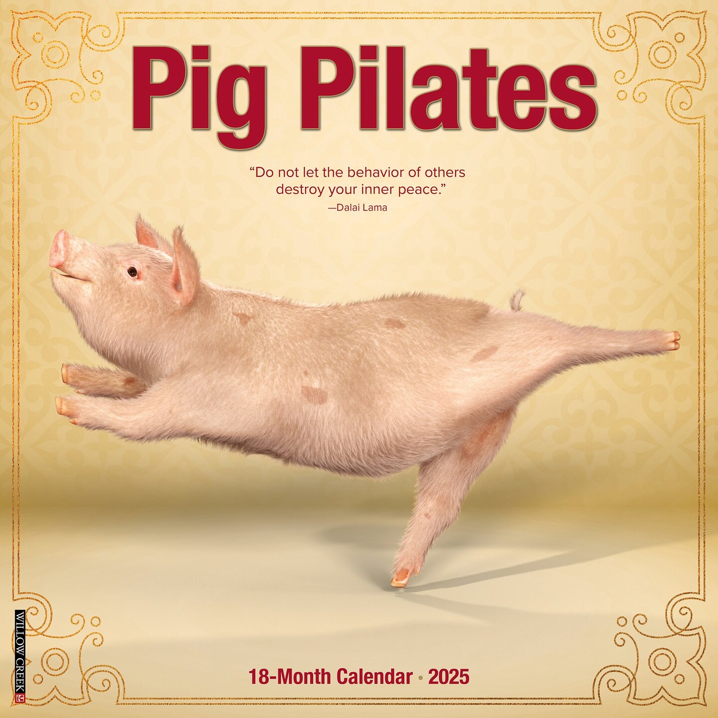 Pig Pilates 2025 Wall Calendar