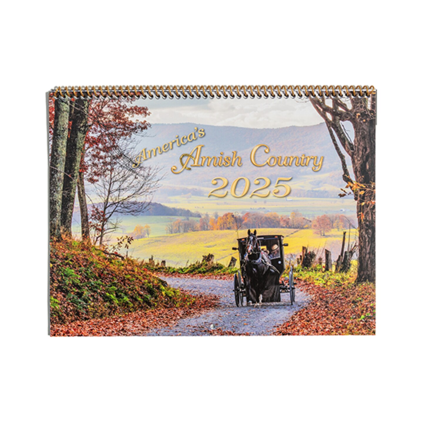 Doyle Yoder America&#x27;s Amish Country 2025 Wall Calendar, 12 x 18 inches, Scenic Photography of Amish Life, Farms, and Traditions, Perfect for Home or Office