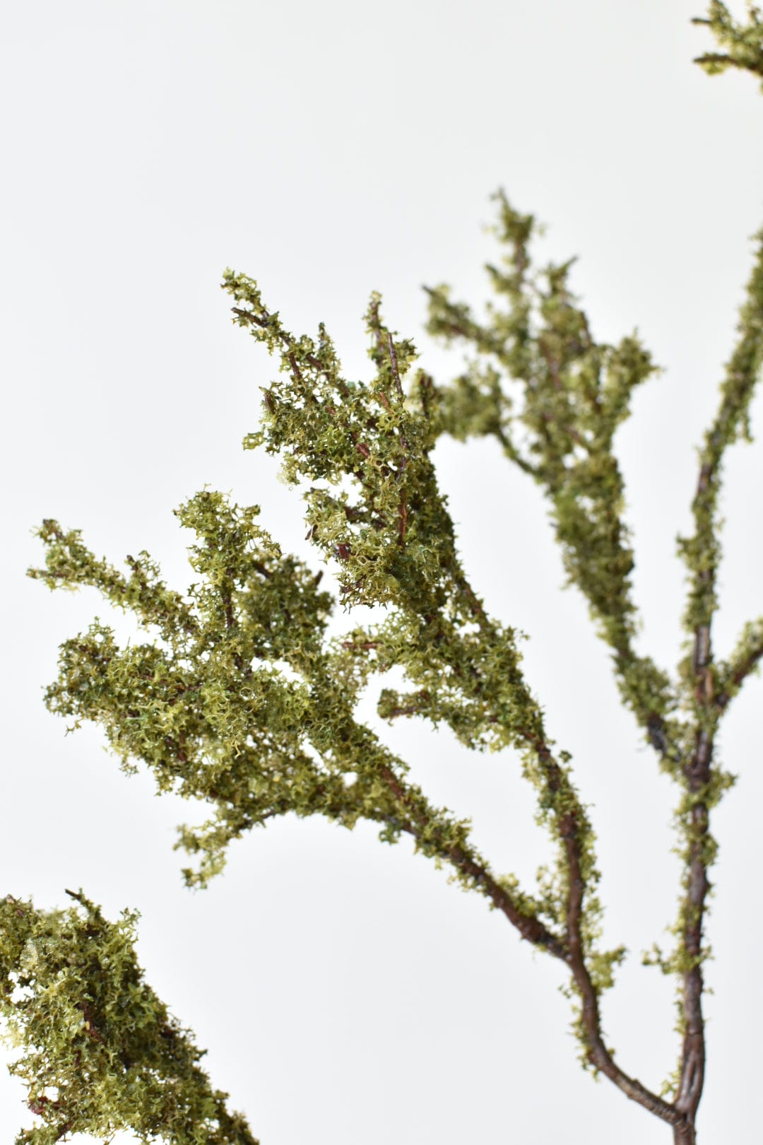 33&#x22; Faux Moss Twig Branch Stem