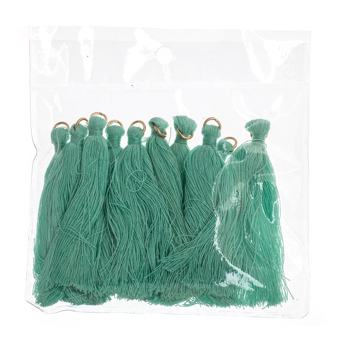 John Bead 2.25in Poly Cotton Tassels, 10pcs
