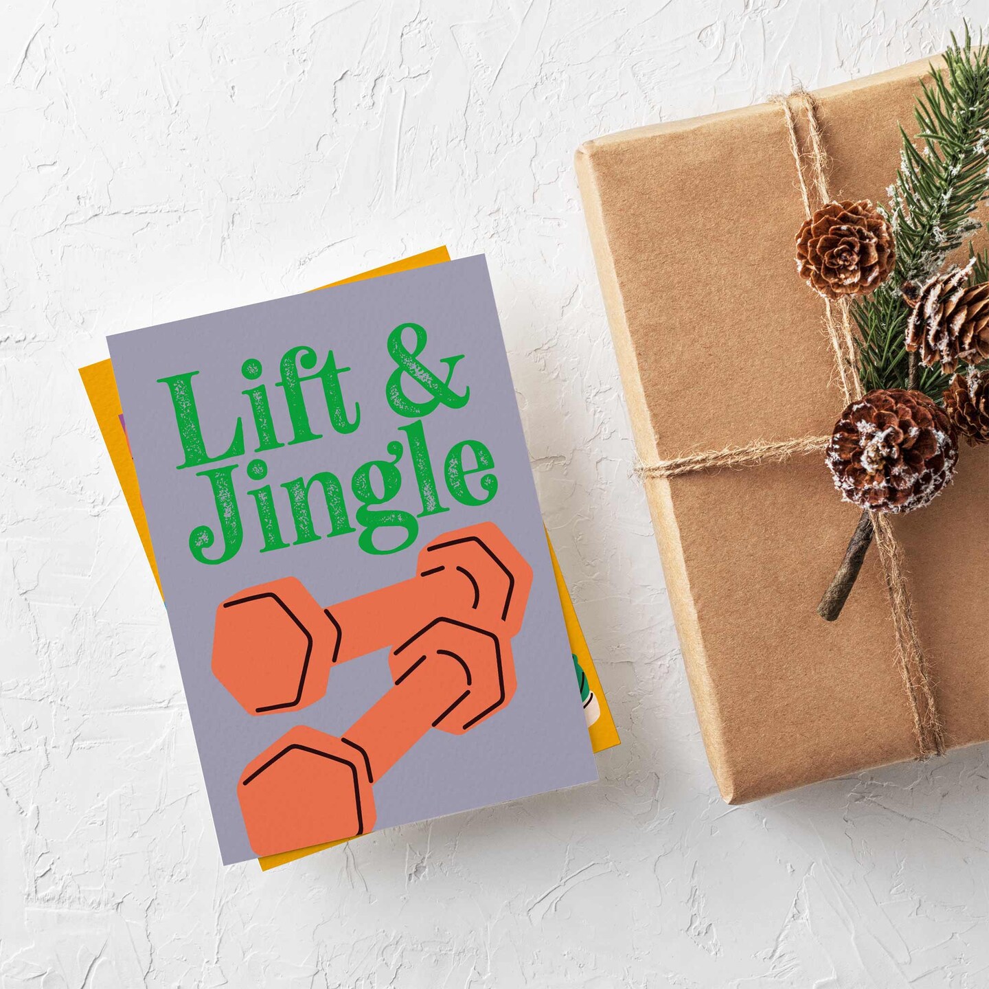 CrossFit Christmas Greeting Cards Boxed Set of 24 Holiday Notecards Featuring Gym and Workout-Inspired Designs, Perfect for Fitness Enthusiasts, CrossFitters, and Gym Lovers