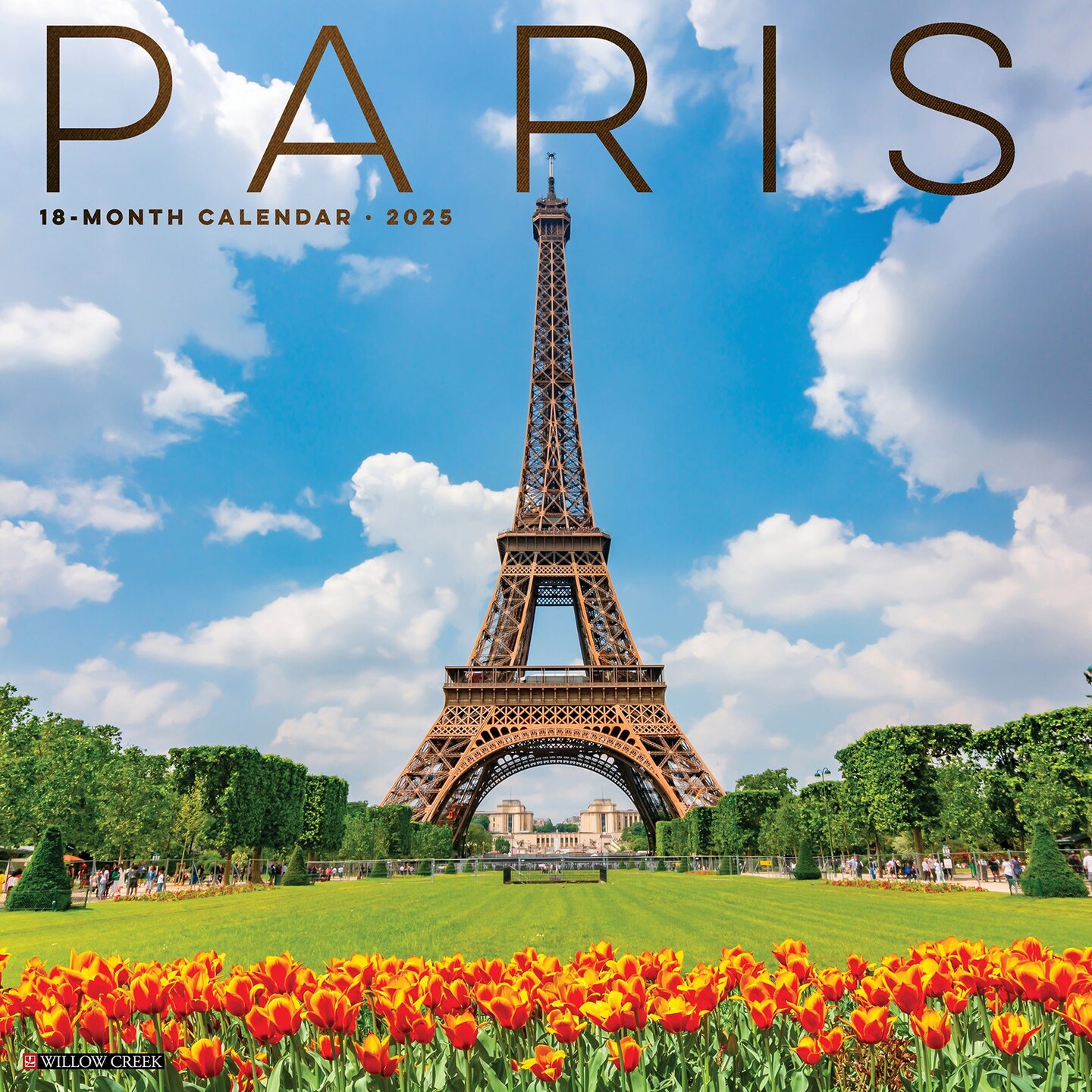 Paris 2025 Wall Calendar