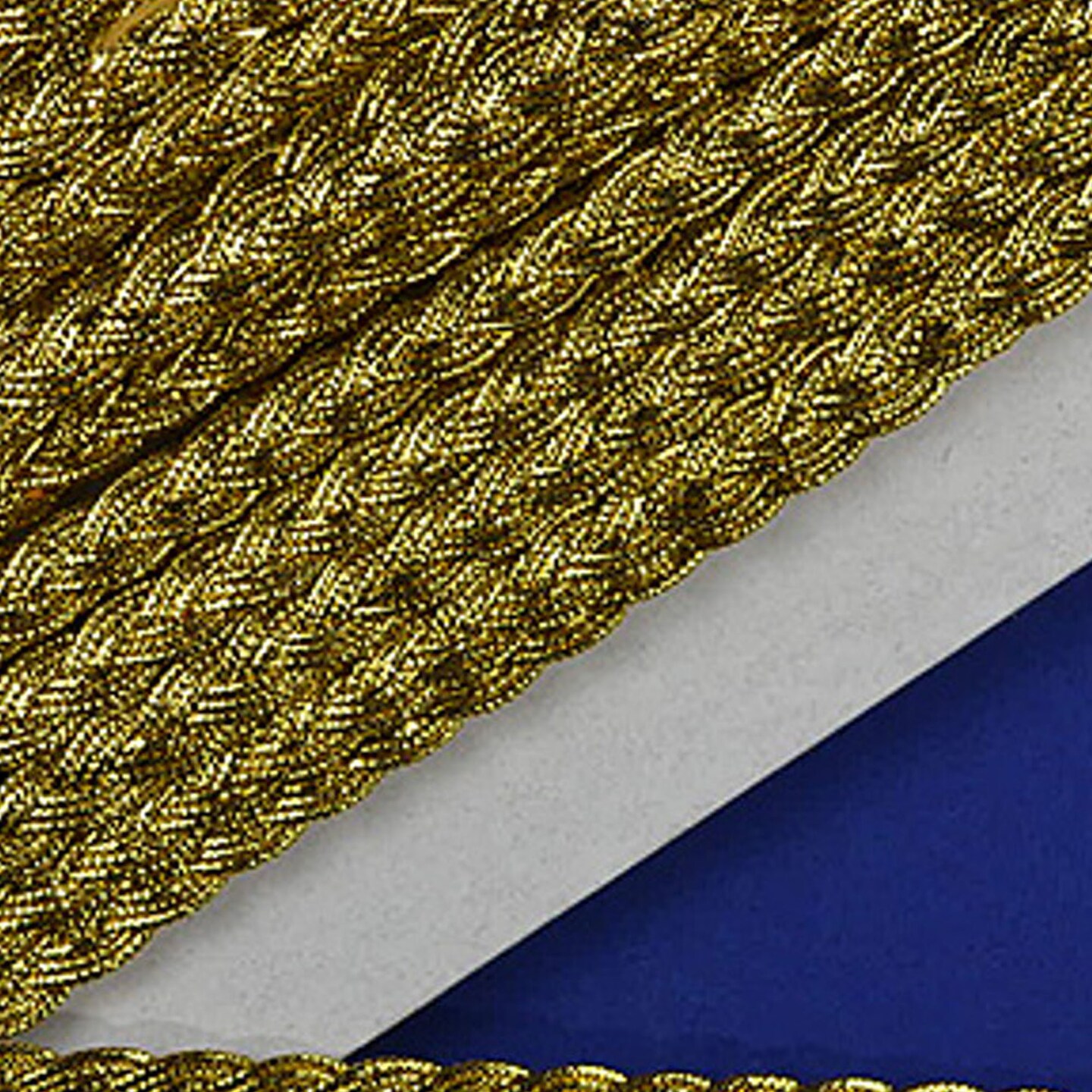 5/16"x 15 Yards Gold with Gold Trim 5 Packs Metallic Braid Trims
