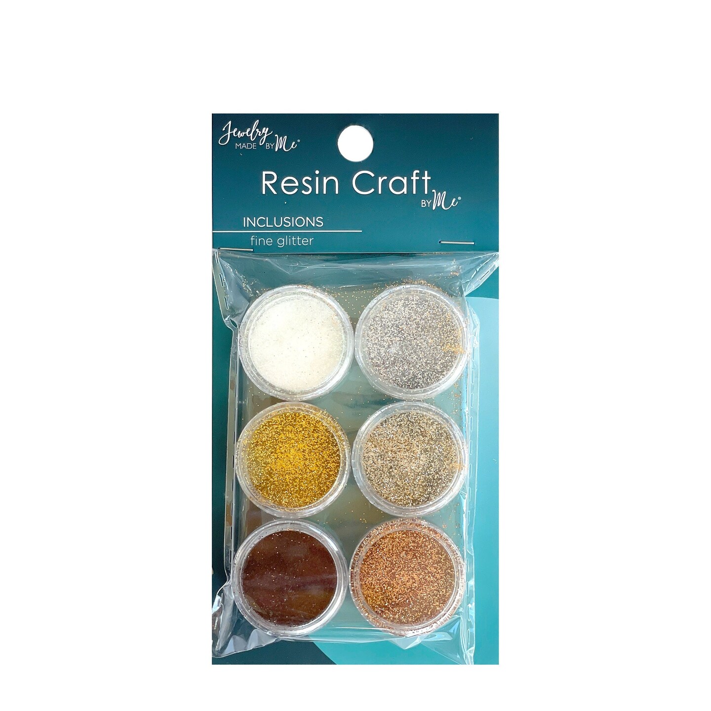 Resin Craft By Me™ Neutral Assortment Fine Glitter Inclusions 6pc