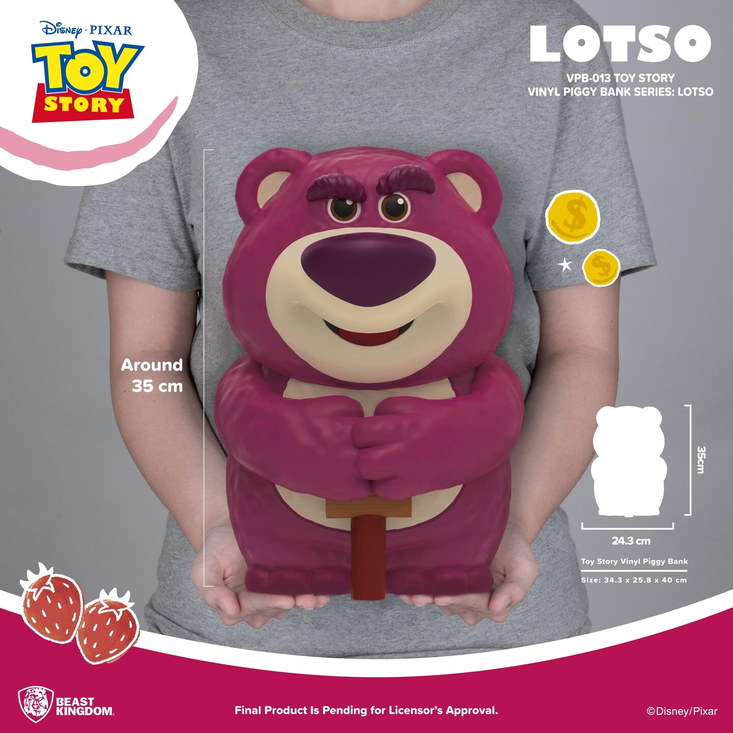 Toy Story 3 Lotso Piggy Bank Statue