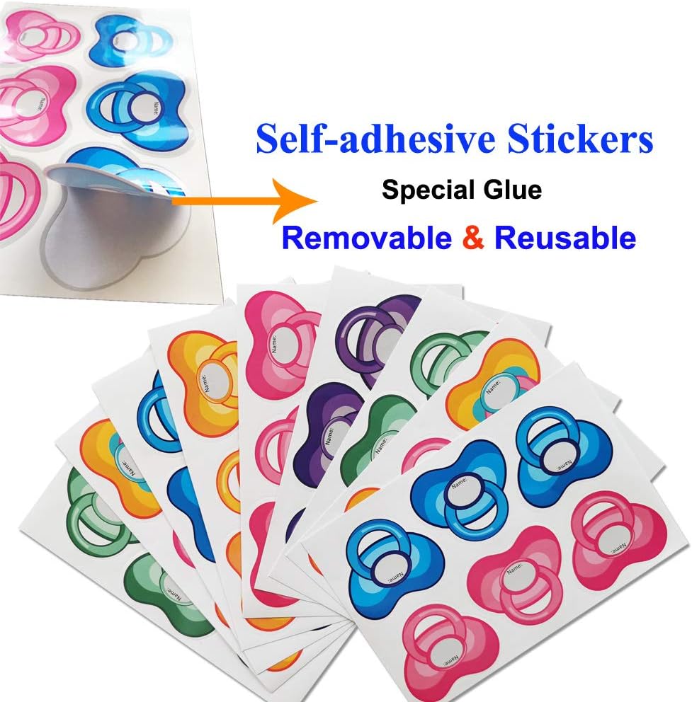 Pin The Pacifier on The Baby Game - Baby Shower Party Favors and Game - Pin The Dummy on The Baby Game