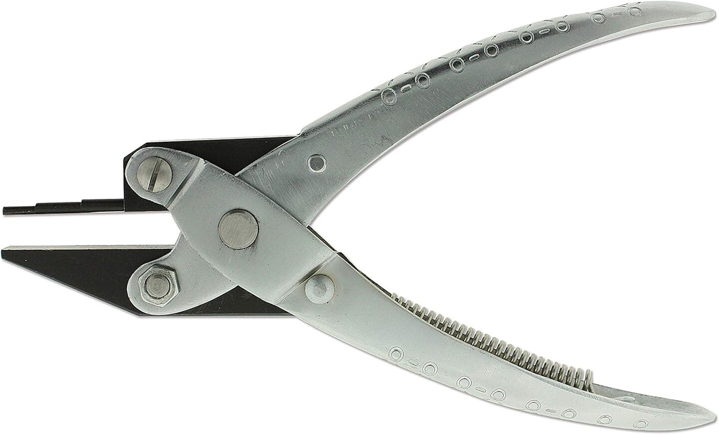 The Beadsmith Chain Nose Parallel Pliers with Spring, Flat Grip for Jewelry Making, Wirework & Repair
