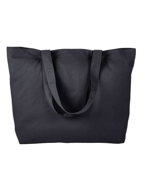 BAGedge® Cotton Twill Horizontal Shopper Tote 100% Cotton