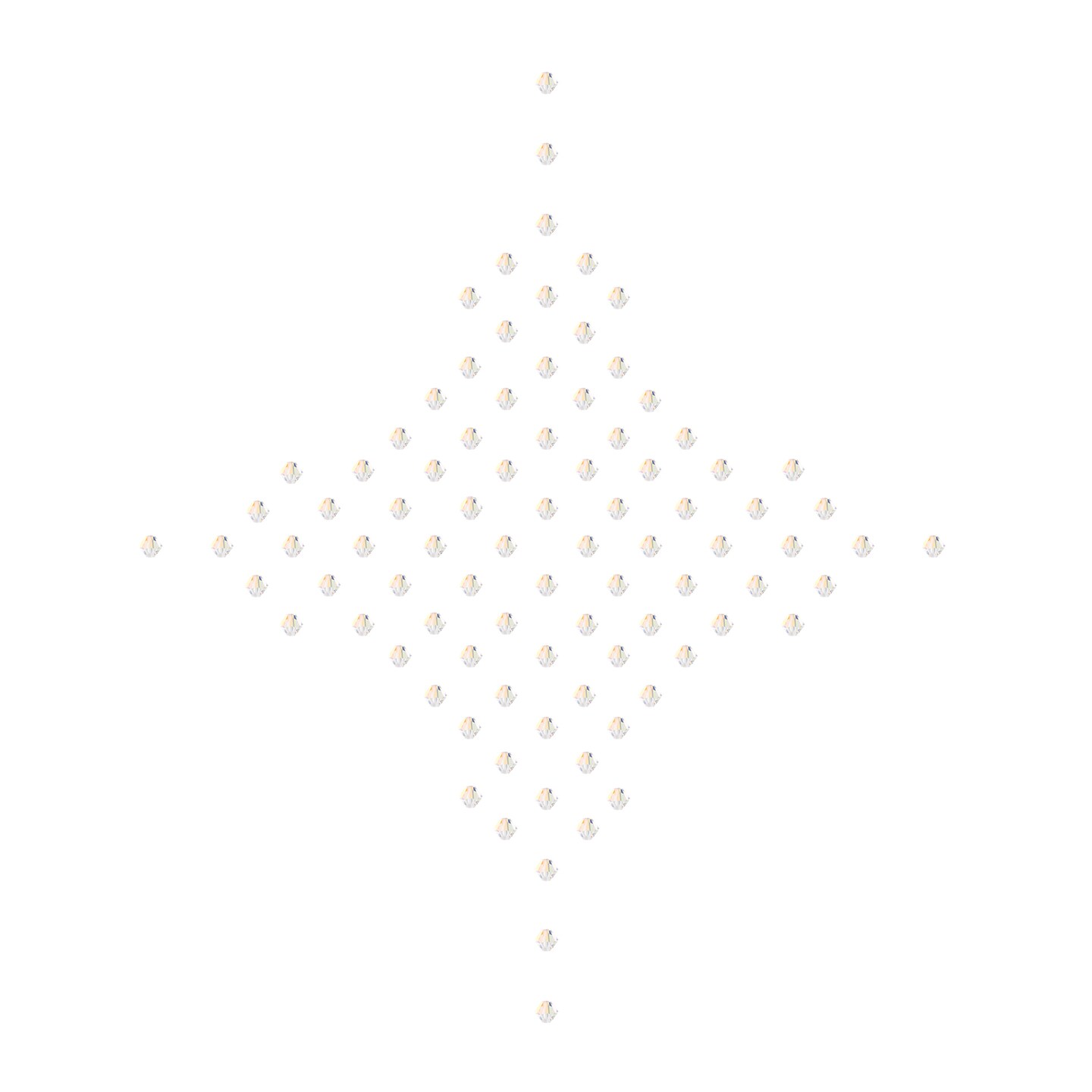 Preciosa 3mm Czech Glass Crystal Bicone Beads, 90pcs