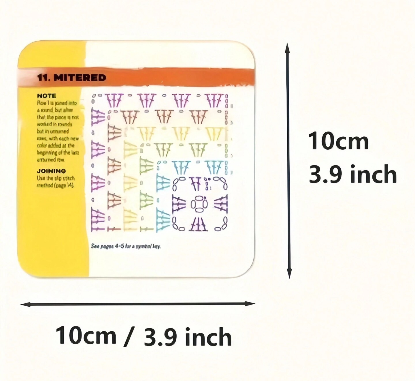 Beginner Crochet Kit – Mixed Plaid Pattern Dynamic Card Kit – Easy Crochet Plaid with Beginner's Guide – Learn to Crochet Colorwork