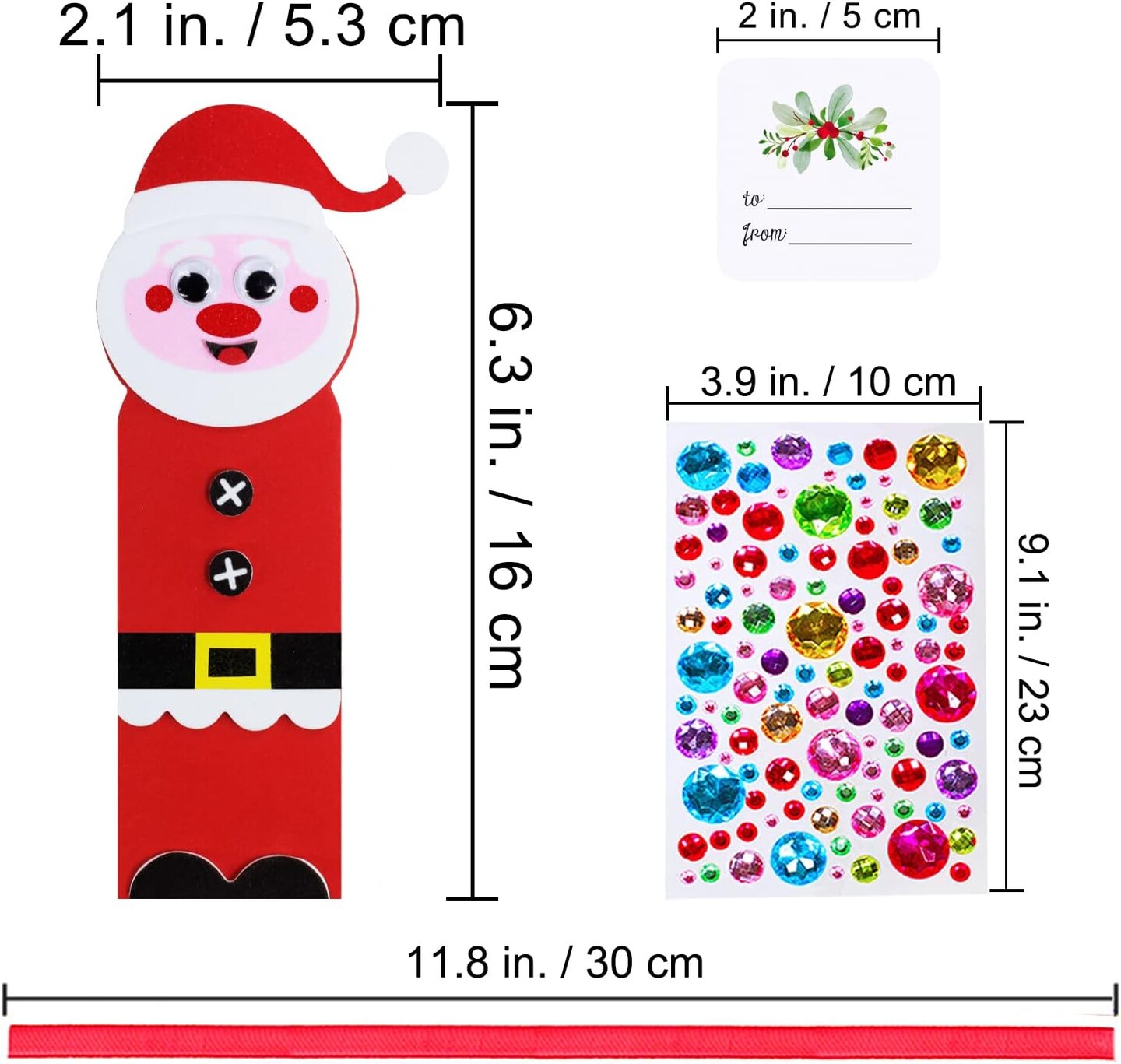 24 Sets Christmas Craft Kits Winter Crafts DIY Christmas Ornaments Art Sets Snowman Reindeer Pine Tree Owl Penguin Christmas Foam Stickers Arts and Crafts for Kids Holiday Classroom Activities