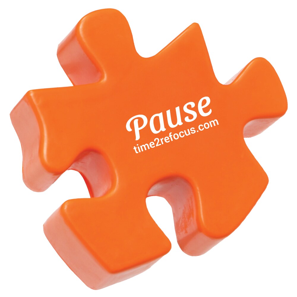 Foam Fidget Puzzle Piece Stimmers with Storage Jar