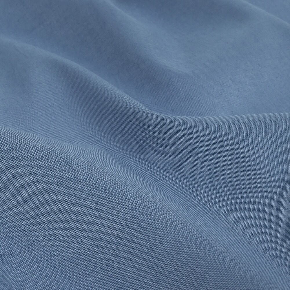 1 Yard Denim Mercerized Organic Egyptian Cotton Voile Premium Solid Fabric
