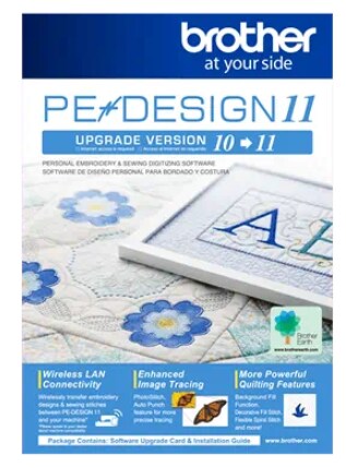 Brother SAVRPED11 Personal Embroidery and Sewing Digitizing Software Upgrade