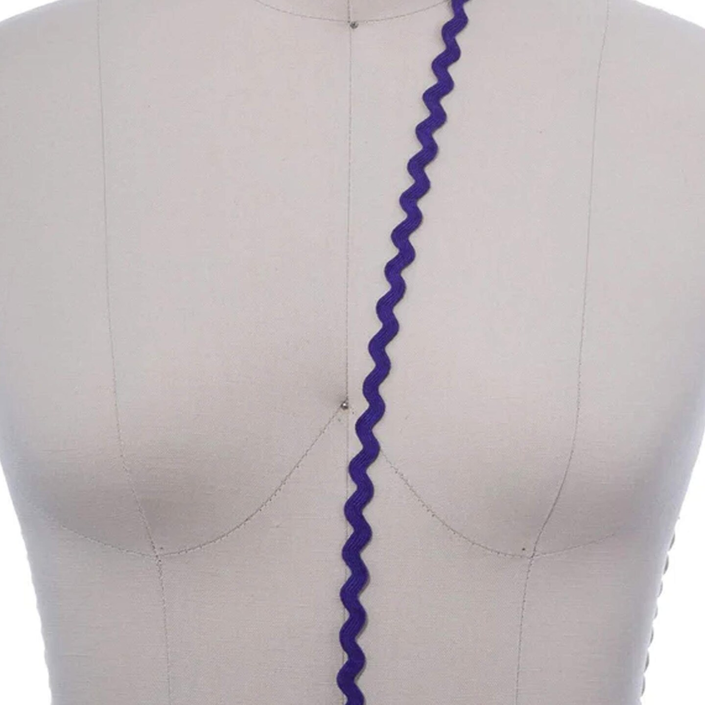 2 Yards Purple Cotton Ric Rac Trim Zigzag Ribbon for Sewing & Crafts