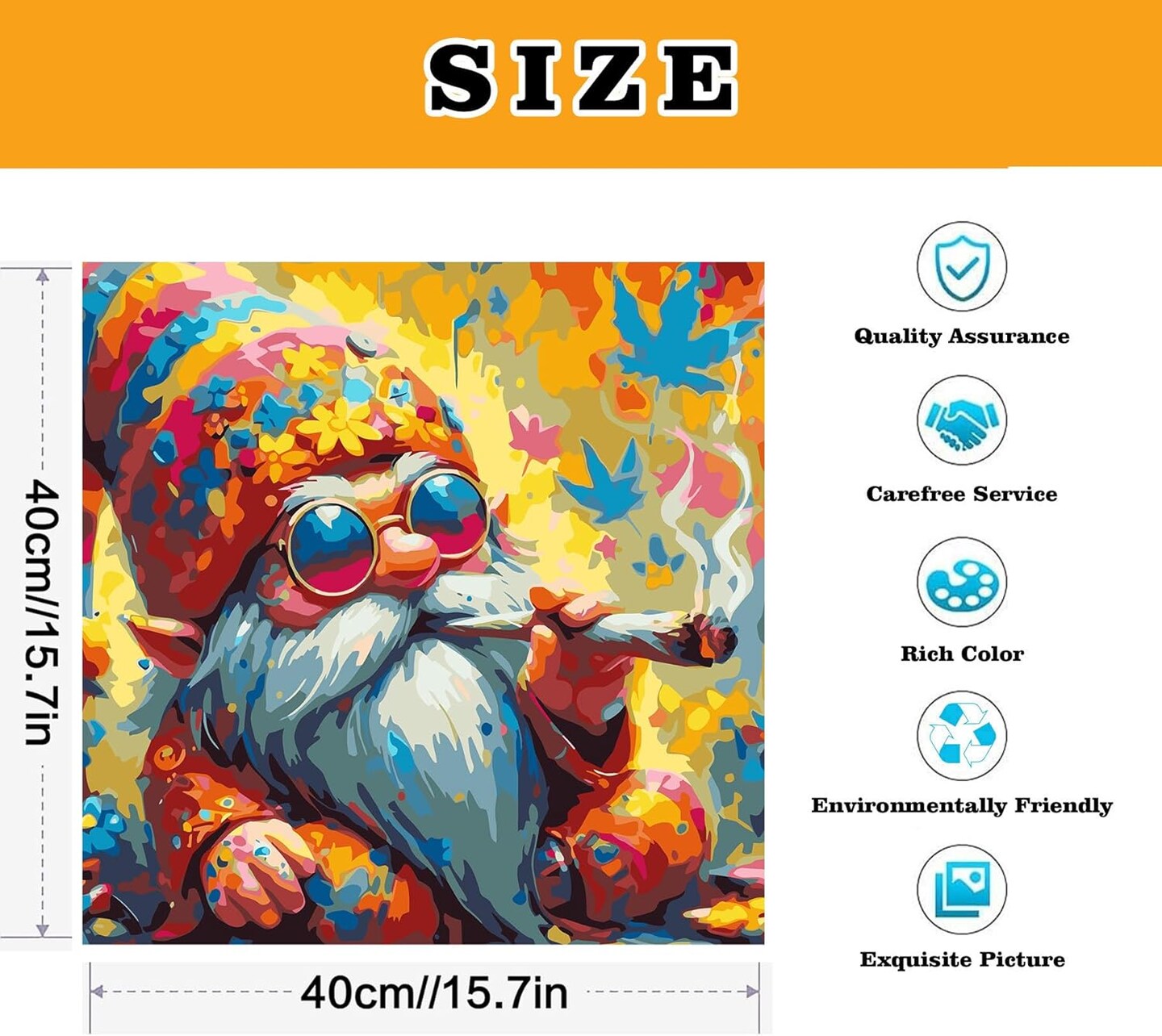 Gnome Paint by Numbers Kits