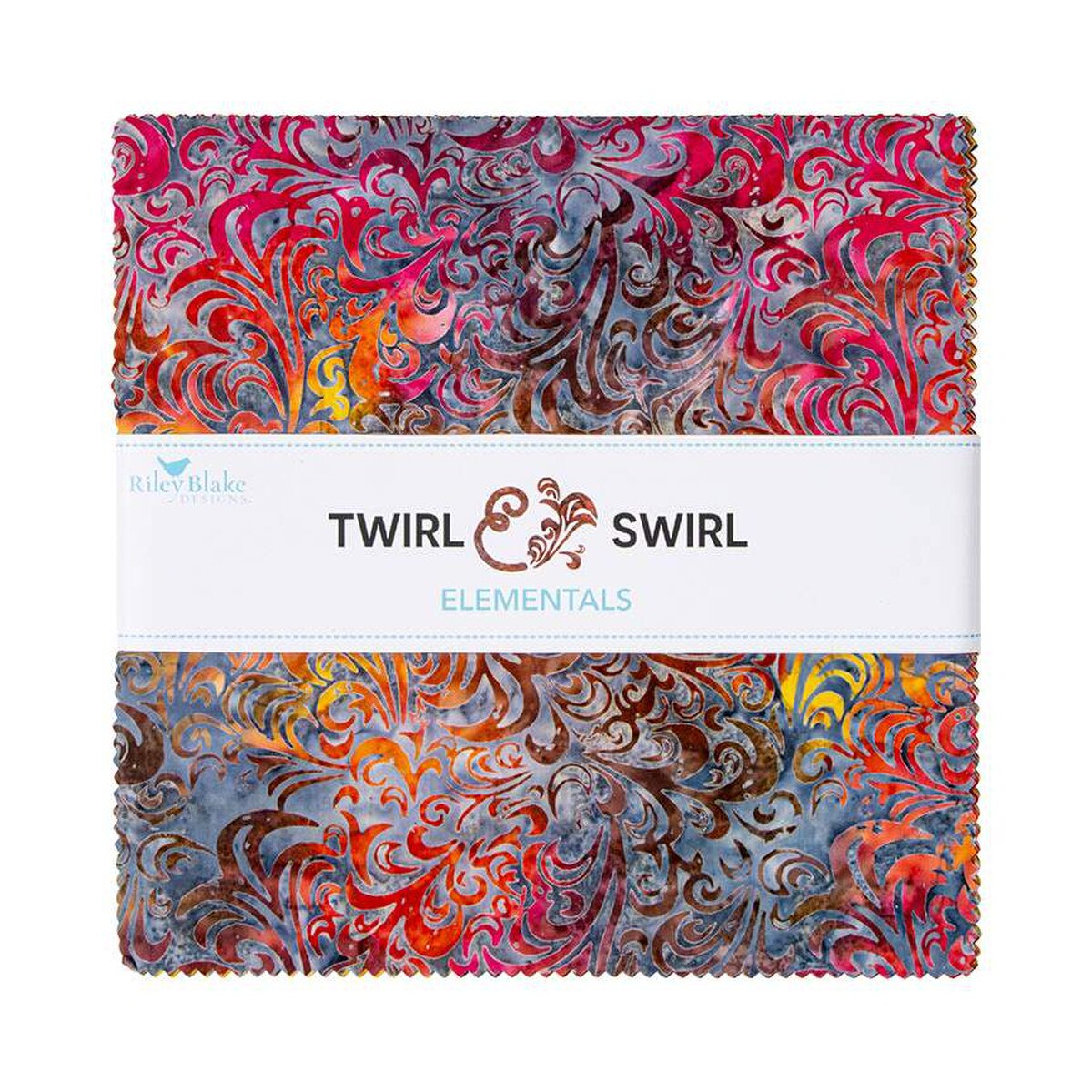 Expressions Batiks Elementals 10&#x22; Square Pack in Twirl and Swirl