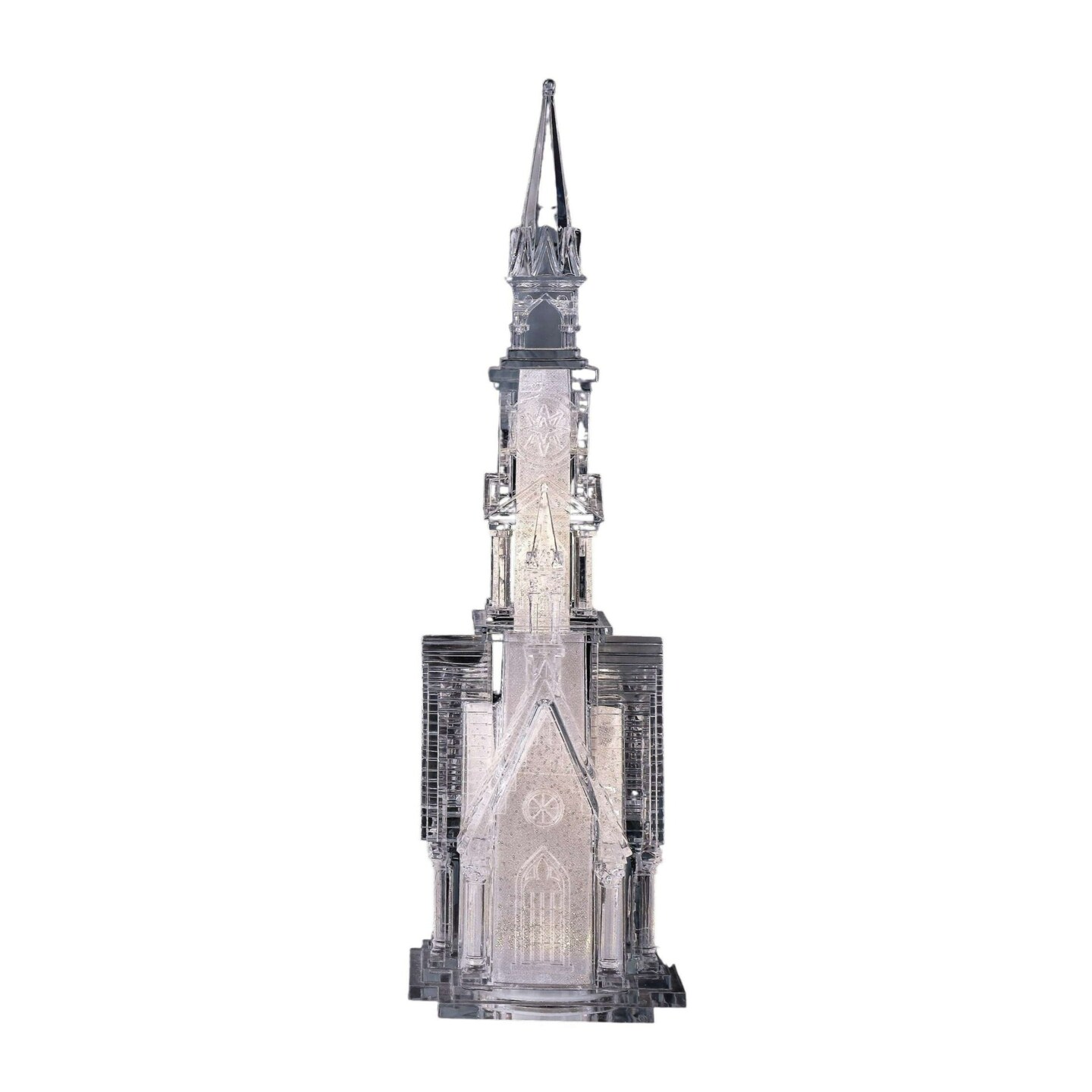 Icy Giftware LED Lighted Four Angel Cathedral Christmas Decorations 18.75"- Set of 2