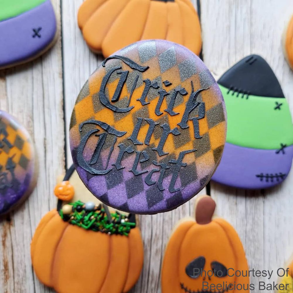 Trick or Treat Halloween Cookie Stencils | Halloween Craft | Confection Couture |