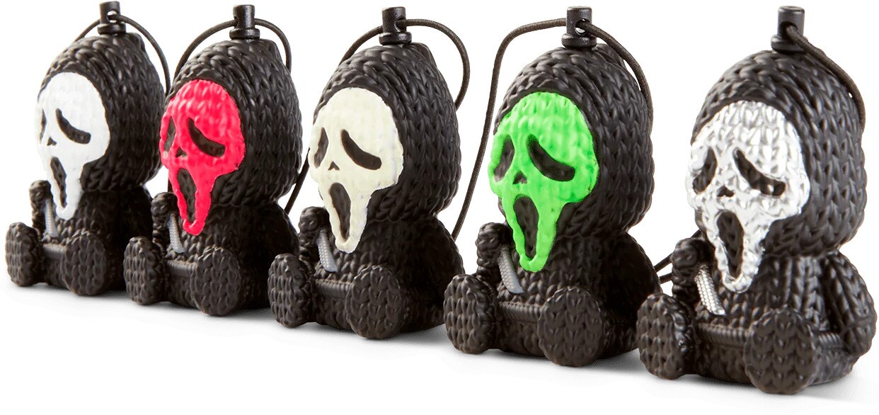 Handmade by Robots - Ghost Face Set #001 (1.75&#x201D; Micro Charms 5-Pack)  [COLLECTABLES] Vinyl Figure, Collectible