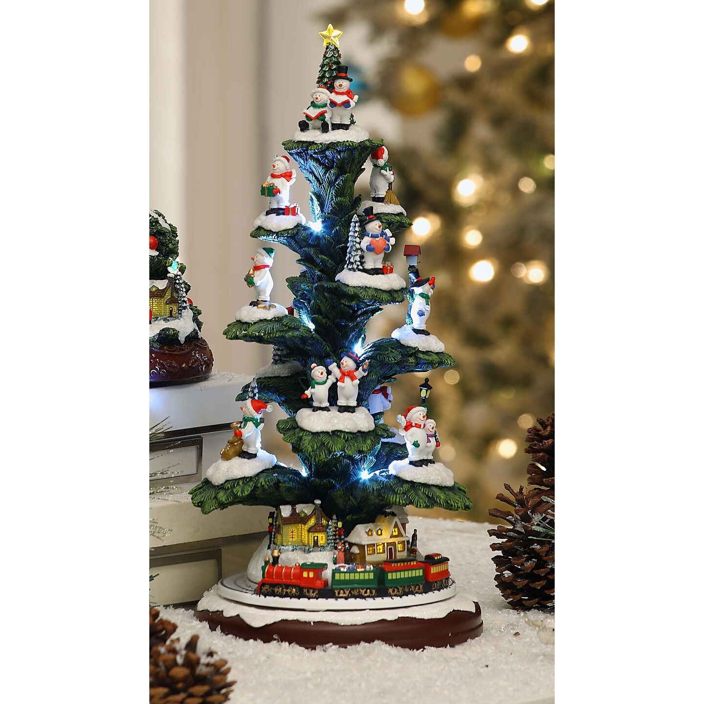 Icy Giftware Snowman Branch Christmas Tree Decoration - 14.75"