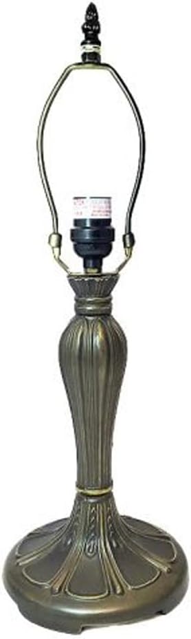 Persian Metal Lamp Base, Antique Bronze Finish With Gold Highlights, Nicely Weighted, 18" Tall